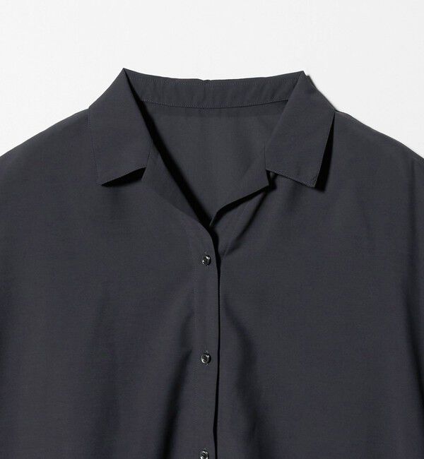UNITED ARROWS green label relaxing「【WEB限定】＜at ease＞バック プリーツ ブラウス UVカット 通気性」|シャツ・ブラウス|