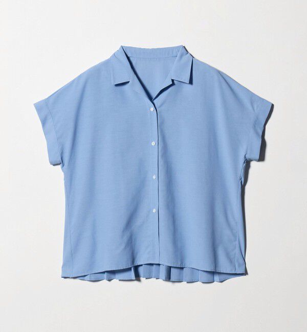 UNITED ARROWS green label relaxing「【WEB限定】＜at ease＞バック プリーツ ブラウス UVカット 通気性」|シャツ・ブラウス|