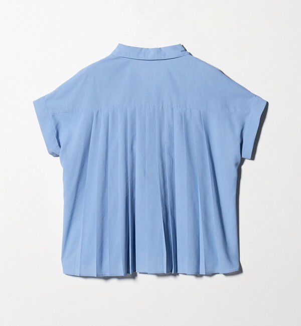 UNITED ARROWS green label relaxing「【WEB限定】＜at ease＞バック プリーツ ブラウス UVカット 通気性」|シャツ・ブラウス|