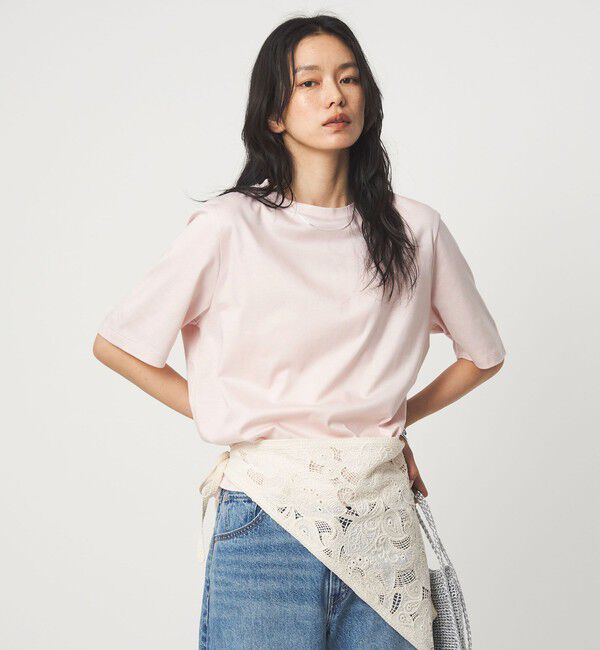 UNITED ARROWS green label relaxing「ショートスリーブ Tシャツ 汗染み防止」|Tシャツ・カットソー|LT.PINK