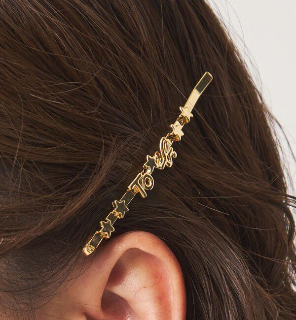 UNITED ARROWS green label relaxing「＜To b. by agnes b.コラボ＞ロゴ ヘアピン」|その他|GOLD