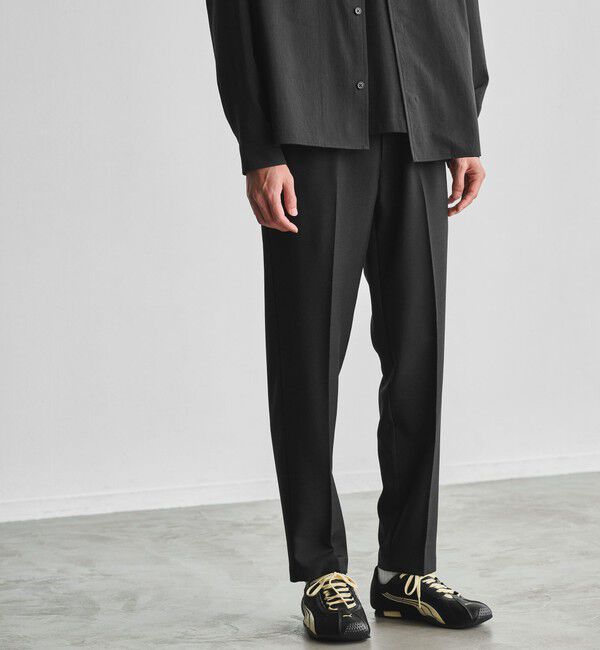 UNITED ARROWS green label relaxing「ポリエステル シャーク オルマイ イージーパンツR2 -2WAYストレッチ-」|その他|BLACK
