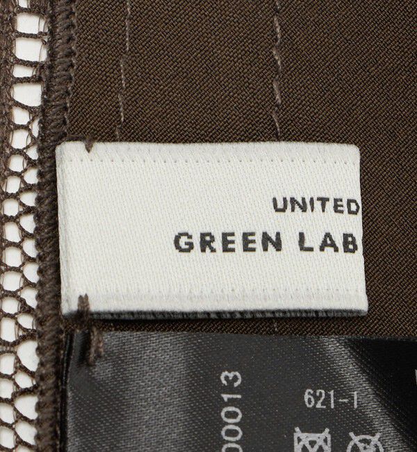 UNITED ARROWS green label relaxing「レーストリム 三角 スカーフ」|ストール|