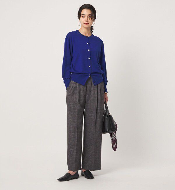 UNITED ARROWS green label relaxing「エブリニット 2WAY クルーネック カーディガン」|カーディガン|