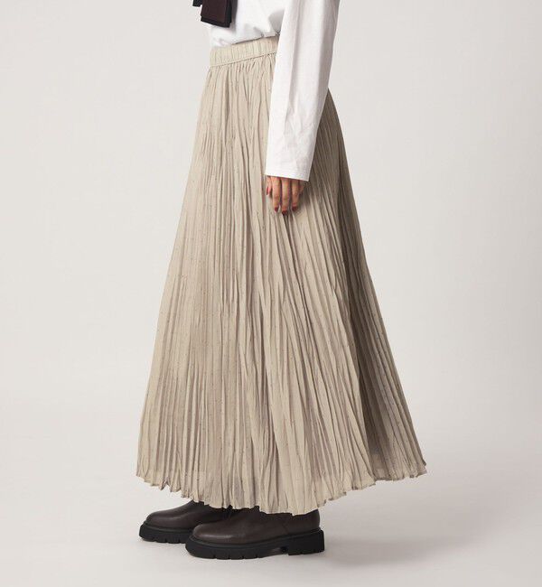 UNITED ARROWS green label relaxing「［size SHORT/TALLあり］ドット プリーツ スカート」|スカート|