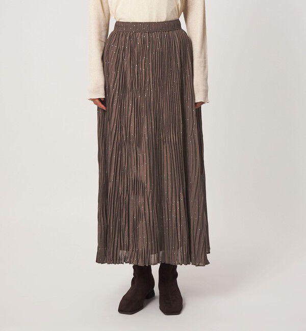 UNITED ARROWS green label relaxing「［size SHORT/TALLあり］ドット プリーツ スカート」|スカート|