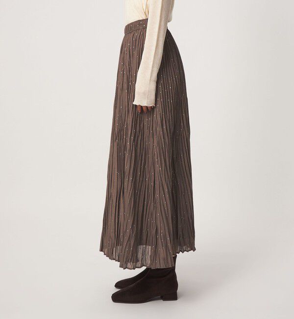 UNITED ARROWS green label relaxing「［size SHORT/TALLあり］ドット プリーツ スカート」|スカート|