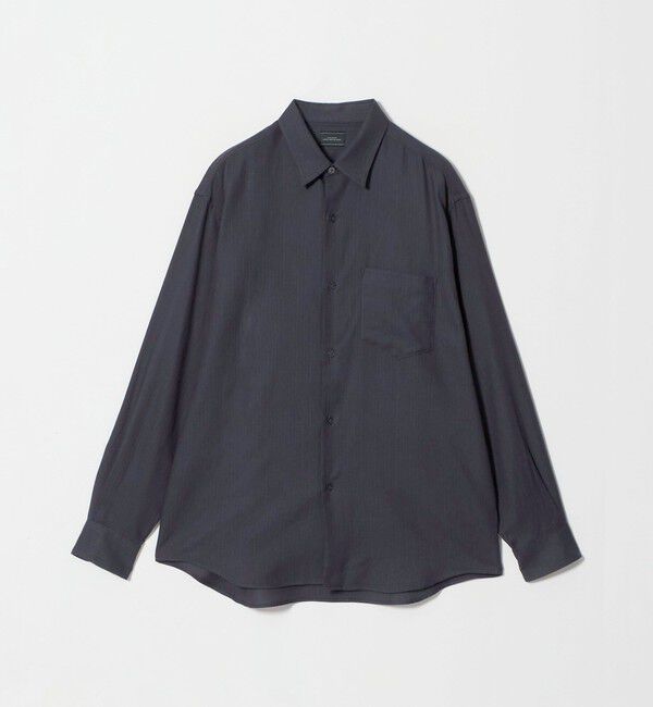 UNITED ARROWS green label relaxing「コットン レーヨン パターン ジャストルーズ レギュラーカラー 長袖 シャツ」|シャツ・ブラウス|