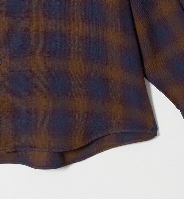UNITED ARROWS green label relaxing「コットン レーヨン パターン ジャストルーズ レギュラーカラー 長袖 シャツ」|シャツ・ブラウス|