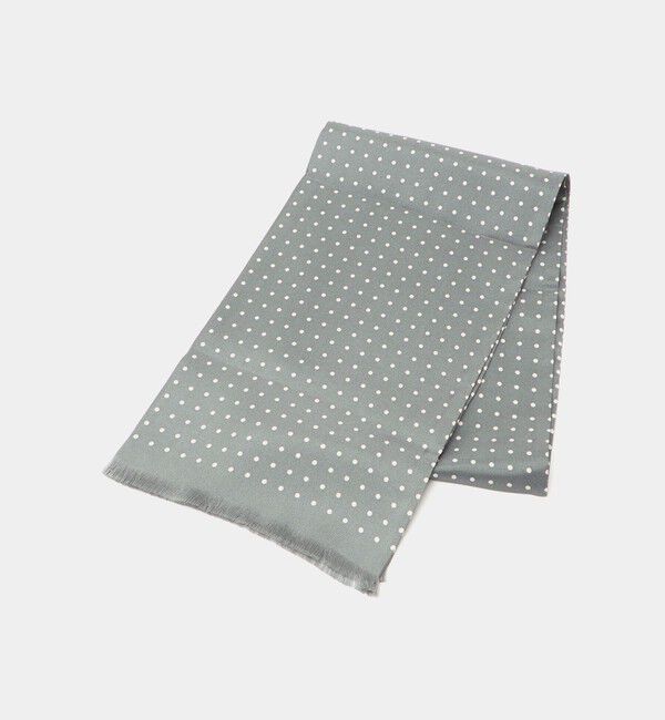 UNITED ARROWS green label relaxing「GLR ドット ストール」|ストール|DK.GRAY