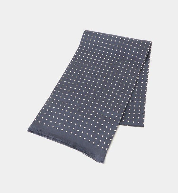 UNITED ARROWS green label relaxing「GLR ドット ストール」|ストール|NAVY