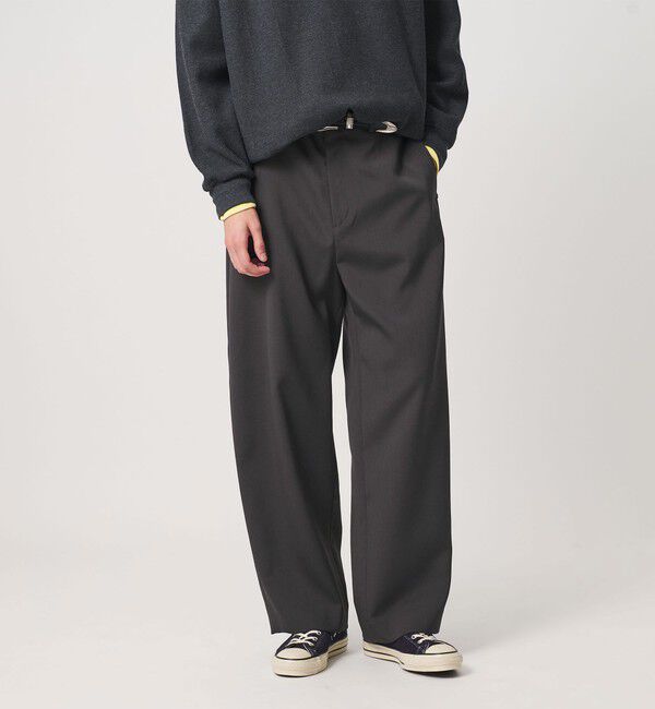 BEAUTY&YOUTH UNITED ARROWS「ダブルクロス カーブ スラックス NO.8」|チノ|