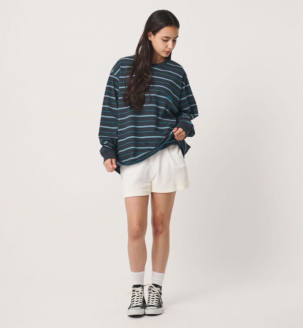 California General Store「＜CGS.＞オーガニック コットン ロングスリーブ ボーダー Tシャツ」|Tシャツ・カットソー|