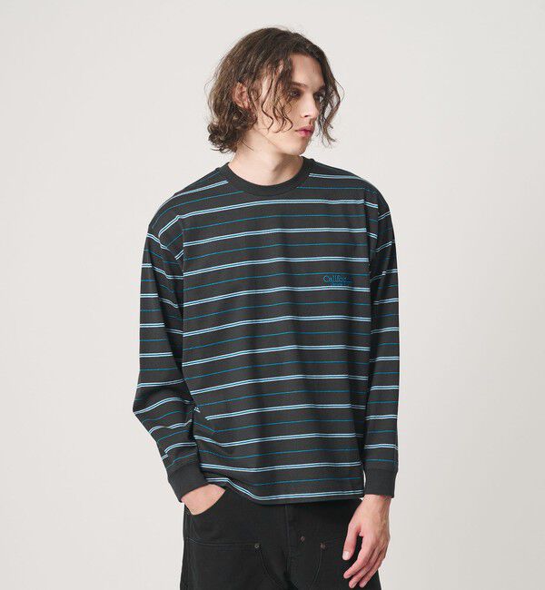 California General Store「＜CGS.＞オーガニック コットン ロングスリーブ ボーダー Tシャツ」|Tシャツ・カットソー|