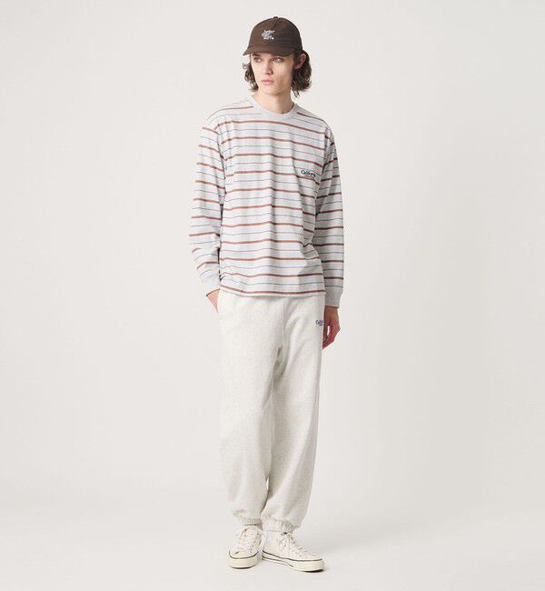 California General Store「＜CGS.＞オーガニック コットン ロングスリーブ ボーダー Tシャツ」|Tシャツ・カットソー|
