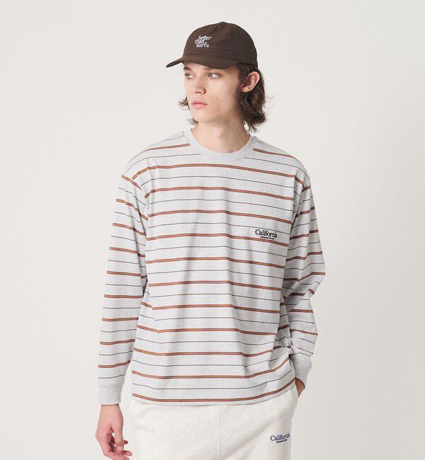 California General Store「＜CGS.＞オーガニック コットン ロングスリーブ ボーダー Tシャツ」|Tシャツ・カットソー|