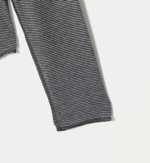 BEAUTY&YOUTH UNITED ARROWS「毛セルロースブレンド クルーネック カットソー/ボーダー」|Tシャツ・カットソー|