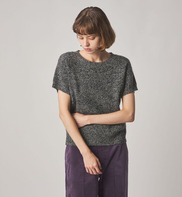 STEVEN ALAN「＜Steven Alan＞ウール ミックス ニット プルオーバー」|ニット・セーター|NAVY