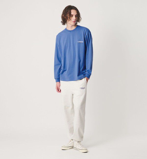 California General Store「＜CGS.＞オーガニック コットン ロングスリーブ ロゴ Tシャツ」|Tシャツ・カットソー|