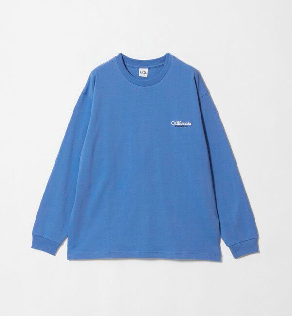 California General Store「＜CGS.＞オーガニック コットン ロングスリーブ ロゴ Tシャツ」|Tシャツ・カットソー|