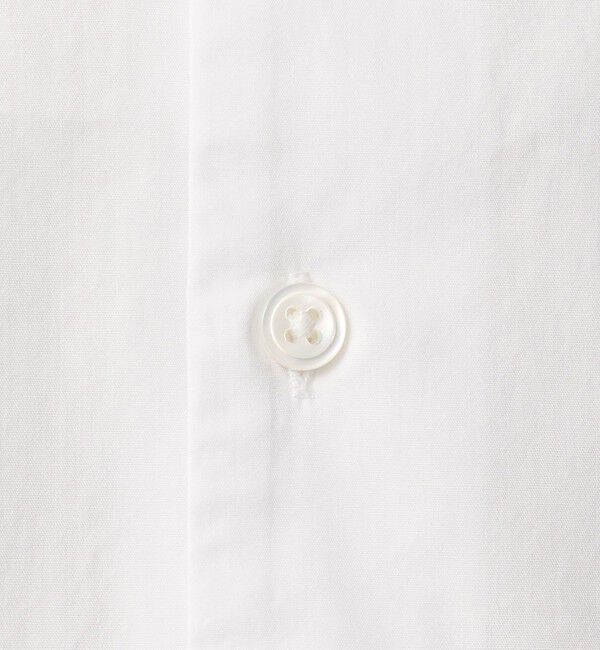 BEAUTY&YOUTH UNITED ARROWS「【WEB限定 WARDROBE SMART】コットン ワイドカラー スキッパー シャツ」|シャツ・ブラウス|