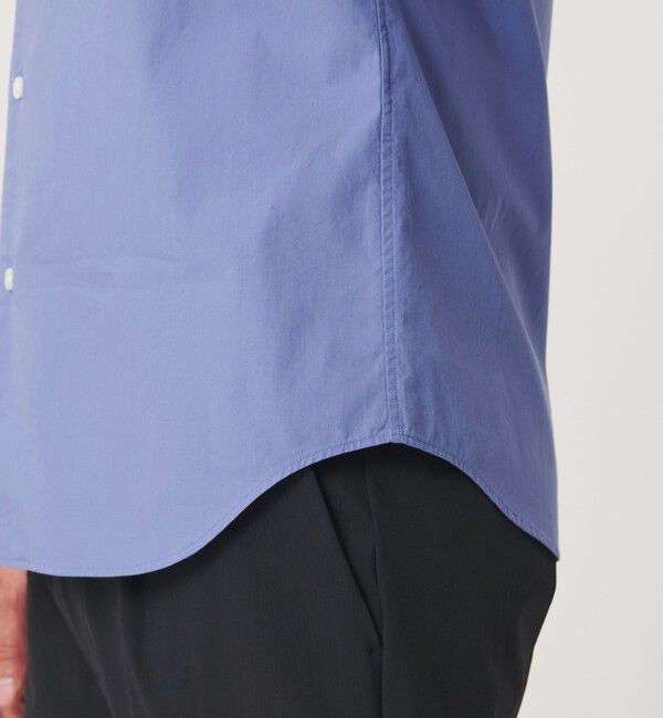 BEAUTY&YOUTH UNITED ARROWS「【WEB限定 WARDROBE SMART】コットン ワイドカラー スキッパー シャツ」|シャツ・ブラウス|