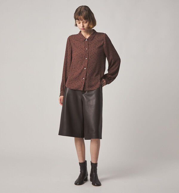 STEVEN ALAN「＜Steven Alan＞ドット フラワー ブラウス」|シャツ・ブラウス|