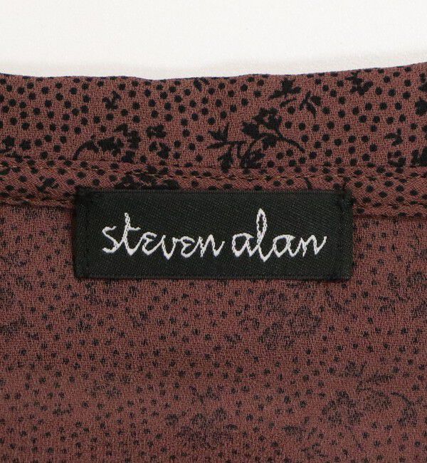STEVEN ALAN「＜Steven Alan＞ドット フラワー ブラウス」|シャツ・ブラウス|