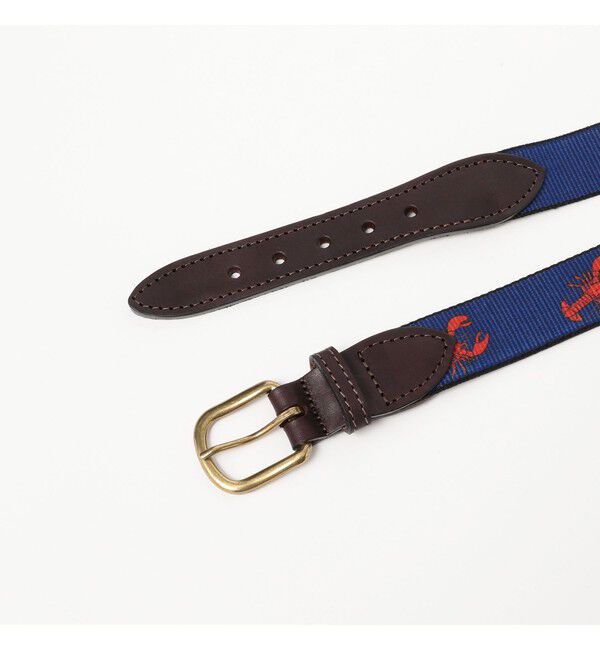 BEAMSBOY「【別注】THOMAS BATES / Lobster belt」|ベルト|