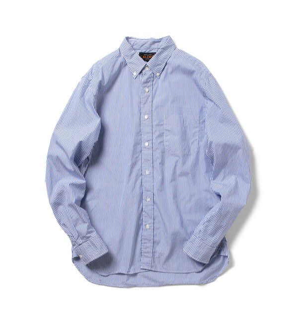 BEAMS PLUS「BEAMS PLUS / コットンブロード ロンドンストライプ ボタンダウン シャツ」|シャツ・ブラウス|