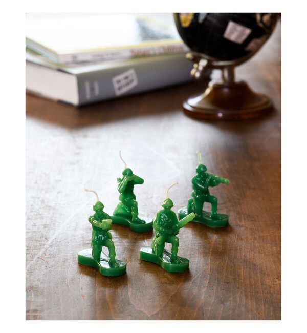 bPr BEAMS「TOSSDICE / ARMY CITRONELLA CANDLE 4set」|アロマ・ルームフレグランス|