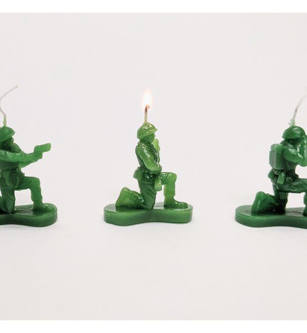 bPr BEAMS「TOSSDICE / ARMY CITRONELLA CANDLE 4set」|アロマ・ルームフレグランス|