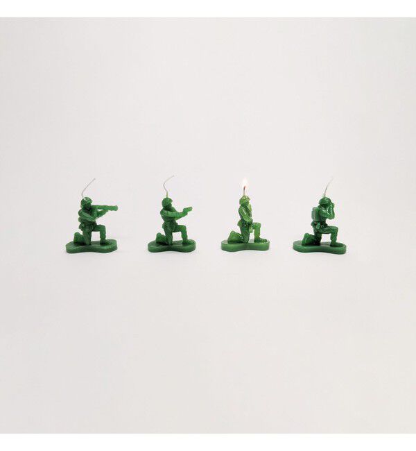 bPr BEAMS「TOSSDICE / ARMY CITRONELLA CANDLE 4set」|アロマ・ルームフレグランス|