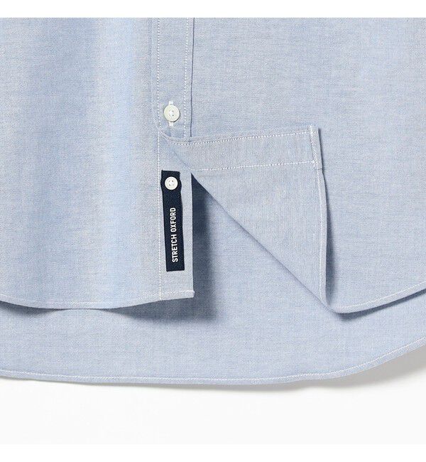 BEAMS「ストレッチ オックスフォード ミニボタンダウンシャツ」|シャツ・ブラウス|