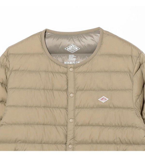 BEAMS「DANTON / CREWNECK INNER DOWN JACKET」|ブルゾン・スタジャン|
