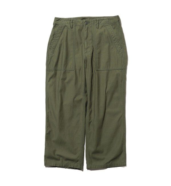 BEAMS PLUS「MIL Utility Trousers Reversed Sateen」|チノ|