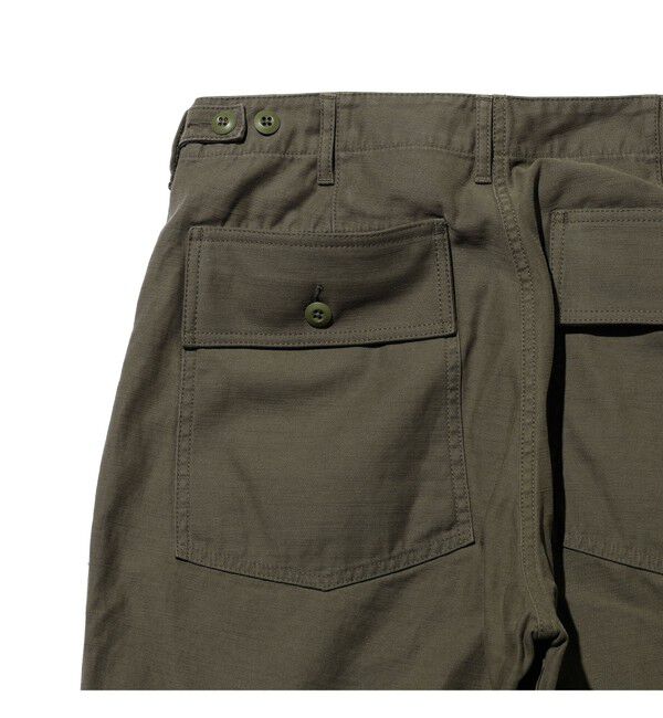 BEAMS PLUS「MIL Utility Trousers Reversed Sateen」|チノ|