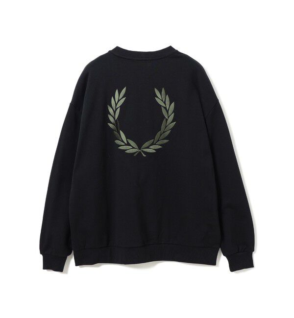 BEAMS「【別注】FRED PERRY / エンブロイダリー クルーネック スウェット」|スウェット・ジャージ|