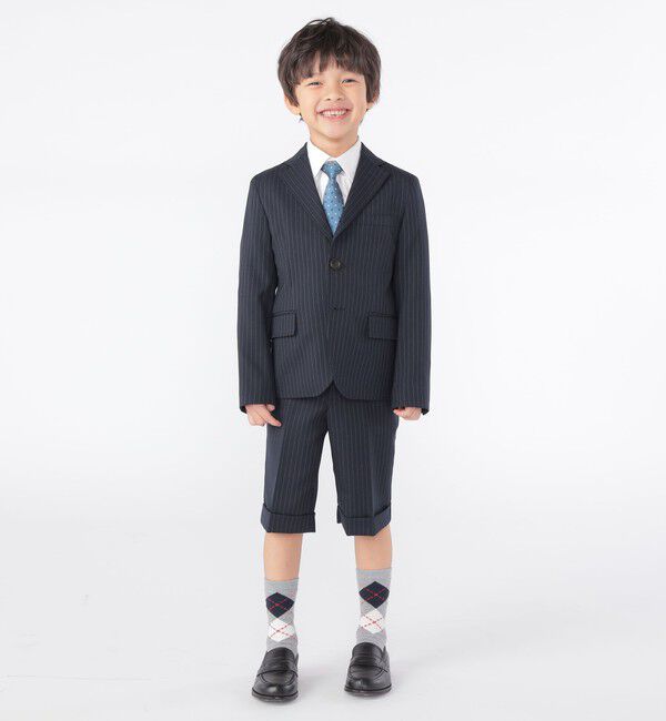 SHIPS KIDS「SHIPS KIDS:100～130cm / セレモニー ストライプ ショートパンツ」|その他|