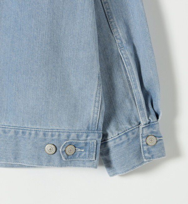 SHIPS any「ノーカラー デニム ブルゾン［SHIPS any DENIM］」|デニムジャケット|