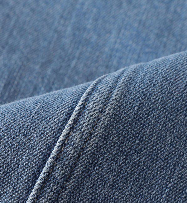 SHIPS any「ノーカラー デニム ブルゾン［SHIPS any DENIM］」|デニムジャケット|