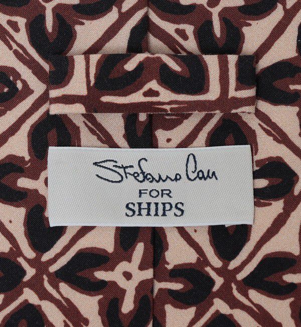SHIPS「【SHIPS別注】Stefano cau: バティック プリント ネクタイ」|ネクタイ・蝶ネクタイ|