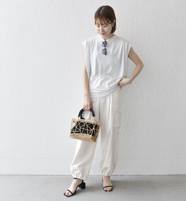 SHIPS any「SHIPS any:〈洗濯機可能〉ショルダータック フレンチ ルーズ TEE」|Tシャツ・カットソー|