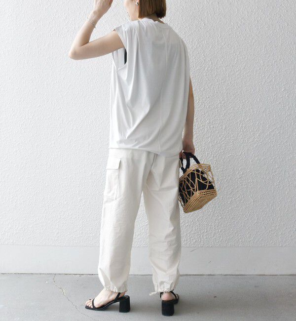 SHIPS any「SHIPS any:〈洗濯機可能〉ショルダータック フレンチ ルーズ TEE」|Tシャツ・カットソー|