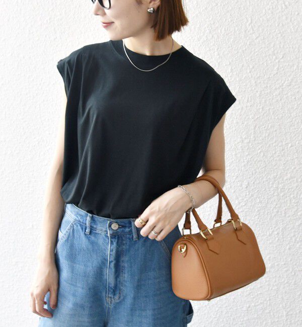 SHIPS any「SHIPS any:〈洗濯機可能〉ショルダータック フレンチ ルーズ TEE」|Tシャツ・カットソー|