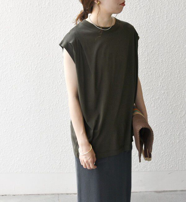 SHIPS any「SHIPS any:〈洗濯機可能〉ショルダータック フレンチ ルーズ TEE」|Tシャツ・カットソー|