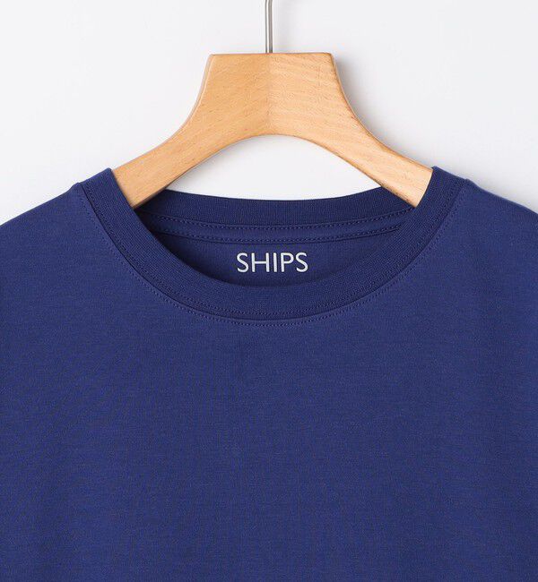 SHIPS KIDS「SHIPS KIDS:140～160cm /ファスナー ポケット付き ロング スリーブ Tシャツ」|Tシャツ・カットソー|