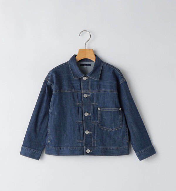 SHIPS KIDS「SHIPS KIDS:100～130cm/ライト デニム ジャケット」|デニムジャケット|