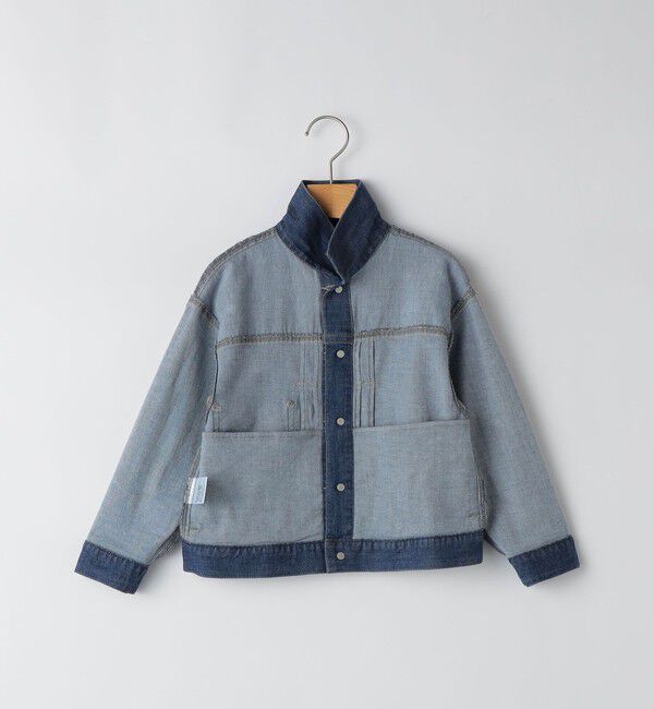 SHIPS KIDS「SHIPS KIDS:100～130cm/ライト デニム ジャケット」|デニムジャケット|