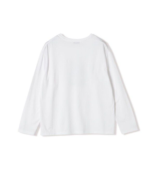 SHIPS for women「メルティ コットン ロゴ ロング スリーブ TEE」|Tシャツ・カットソー|